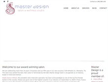 Tablet Screenshot of masterdesign-spa.com